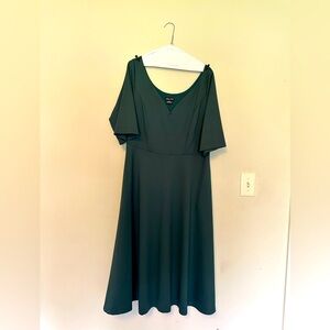 Olive green City Chic dress